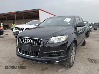 2015 Audi Q7 Premium Plus with VIN WA1LGAFE6FD015762, listed as a IAAI auction lot 42260301 with 125,748 mi miles and . Bid and sale history available at DreamBid. Image 2.