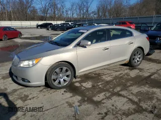 2012 Buick LaCrosse Premium 1 with VIN 1G4GE5E30CF105800, listed as a Copart auction lot 85294834 with 130,904 mi miles and Salvage title. Bid and sale history available at DreamBid. Image 1.
