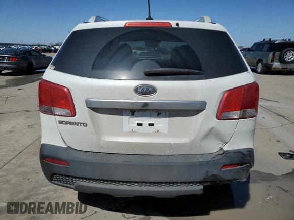 2013 Kia Sorento LX with VIN 5XYKT4A20DG368444, listed as a Copart auction lot 47887985 with 116,915 mi miles and Salvage Title. Bid and sale history available at carsss.com. Image 6.