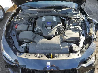 2017 Maserati Ghibli S Q4 with VIN ZAM57RTS6H1235474, listed as a Copart auction lot 42593703 with 44,645 mi miles. Bid and sale history available at carsss.com. Image 11.