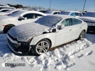 2019 Audi A5 Sportback Premium Plus with VIN WAUBNCF55KA007647, listed as a Copart auction lot 89096915 with 73,819 mi miles and Clean Title. Bid and sale history available at carsss.com. Image 1.