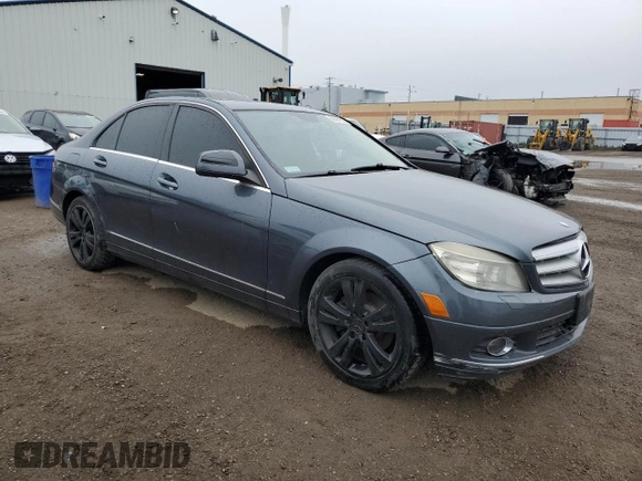 2008 Mercedes-Benz C 300 Sport with VIN WDDGF81X08F068613, listed as a Copart auction lot 58591505 with 220,188 mi miles and Non repairable. Bid and sale history available at DreamBid. Image 4.