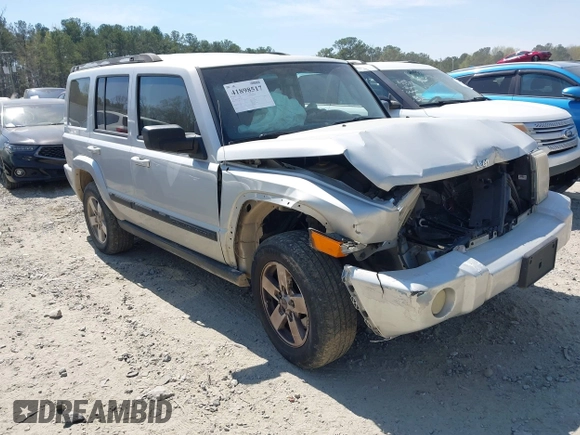 2008 Jeep Commander Sport with VIN 1J8HG48K08C187691, listed as a IAAI auction lot 41898517 with 229,217 mi miles. Bid and sale history available at carsss.com. Image 1.
