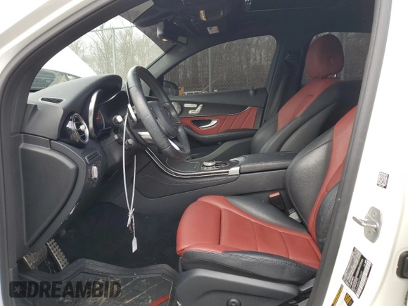 2018 Mercedes-Benz GLC with VIN WDC0J4KB4JF408609, listed as a Copart auction lot 43330065 with 11,870 mi miles and Salvage Title. Bid and sale history available at carsss.com. Image 7.