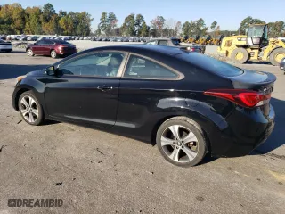 2014 Hyundai Elantra Coupe with VIN KMHDH6AH7EU026091, listed as a Copart auction lot 76913384 with 138,958 mi miles and Salvage Title. Bid and sale history available at carsss.com. Image 2.