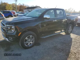 2024 Ford Ranger LARIAT with VIN 1FTER4KH0RLE09200, listed as a Copart auction lot 77574614 with 8,013 mi miles and Salvage Title. Bid and sale history available at carsss.com. Image 1.