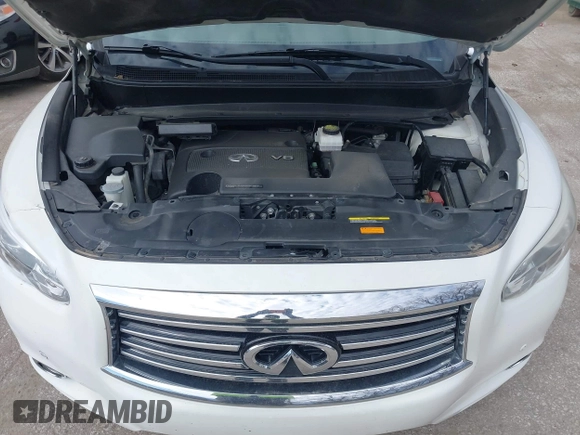 2014 Infiniti QX60 with VIN 5N1AL0MM3EC509798, listed as a IAAI auction lot 41887534 with 120,999 mi miles and . Bid and sale history available at DreamBid. Image 10.