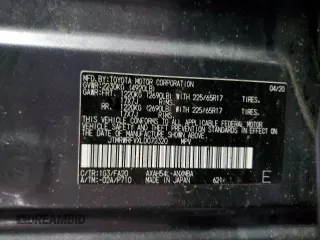 2020 Toyota RAV4 Hybrid XLE с VIN JTMRWRFVXLD072320, выставлен на аукционе Copart как лот 57258705 с пробегом 77 585 миль миль и Списание • Salvage title. История ставок и продаж доступна на DreamBid. Изображение 14.