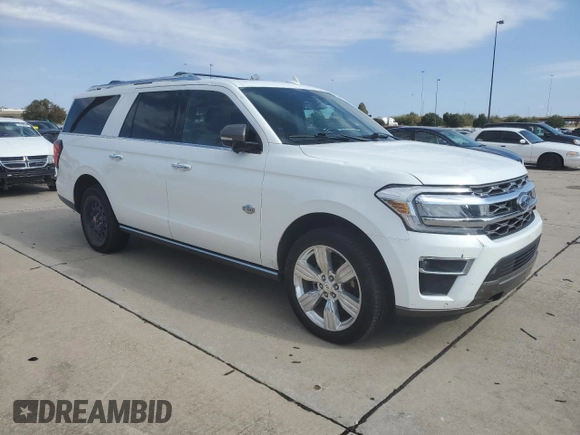 2023 Ford Expedition Max King Ranch z VIN 1FMJK1P83PEA01832, wystawiony jako Copart lot #75518404 z przebiegiem 59 474 mil mil oraz Szkoda całkowita • Salvage title. Historia ofert i sprzedaży dostępna na DreamBid. Obrazek 4.
