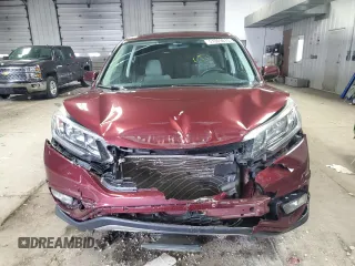 2016 Honda CR-V EX with VIN 2HKRM4H53GH692593, listed as a Copart auction lot 51009815 with 132,337 mi miles and Non Repairable. Bid and sale history available at DreamBid. Image 5.
