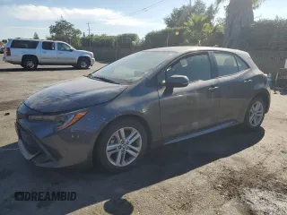 2022 Toyota Corolla Hatchback SE with VIN JTND4MBEXN3181602, listed as a Copart auction lot 74293524 with 41,025 mi miles and Salvage Title. Bid and sale history available at carsss.com. Image 1.