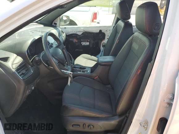 2022 Chevrolet Equinox RS with VIN 3GNAXWEV5NS105972, listed as a Copart auction lot 56632505 with 32,649 mi miles and Salvage title. Bid and sale history available at DreamBid. Image 7.