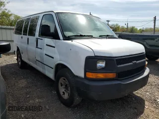 2012 Chevrolet Express Passenger LS z VIN 1GAWGPFG8C1172416, wystawiony jako Copart lot #55039425 z przebiegiem 59 542 mil mil oraz Czysty tytuł • Clean title. Historia ofert i sprzedaży dostępna na DreamBid. Obrazek 4.
