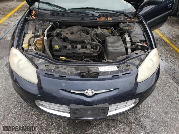 2002 Chrysler Sebring LXi with VIN 1C3EL55R22N329259, listed as a Copart auction lot 80549924 with 101,518 mi miles and Salvage Title. Bid and sale history available at carsss.com. Image 11.