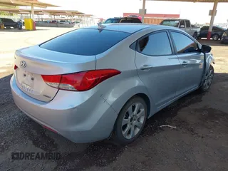 2013 Hyundai Elantra GLS with VIN KMHDH4AE4DU820748, listed as a IAAI auction lot 42398661 with 233,670 mi miles and . Bid and sale history available at DreamBid. Image 4.