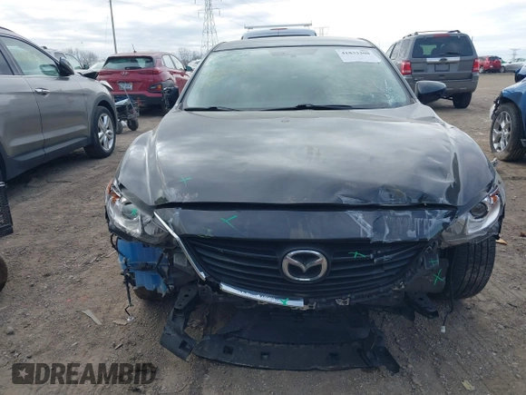 2016 Mazda Mazda6 i Touring with VIN JM1GJ1V51G1470967, listed as a IAAI auction lot 41833308 with 46,271 mi miles. Bid and sale history available at carsss.com. Image 12.