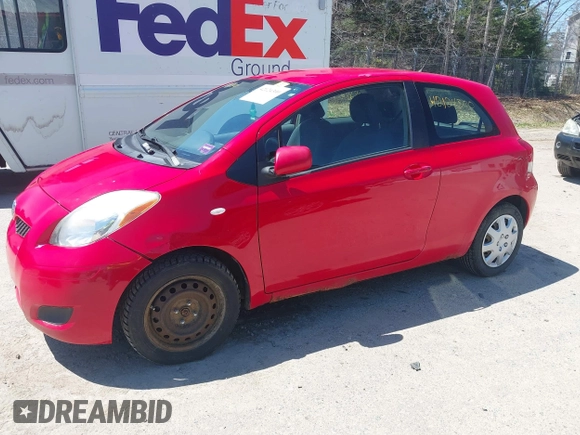 2009 Toyota Yaris with VIN JTDJT903X95251943, listed as a IAAI auction lot 42124300 with 193,503 mi miles. Bid and sale history available at carsss.com. Image 12.