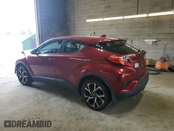 2018 Toyota C-HR XLE with VIN NMTKHMBX7JR032119, listed as a Copart auction lot 61007975 with 100,093 mi miles and Salvage title. Bid and sale history available at DreamBid. Image 2.