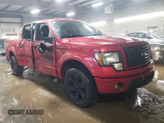 2012 Ford F-150 XL with VIN 1FTFW1ET6CFC17667, listed as a Copart auction lot 46125785 with 170,250 mi miles and Salvage title. Bid and sale history available at DreamBid. Image 4.