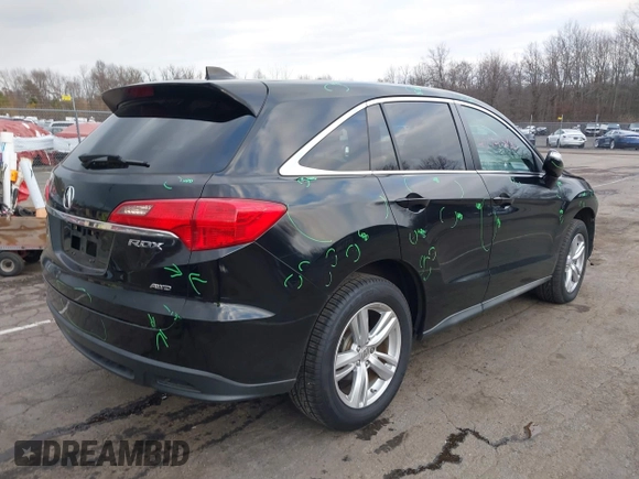 2014 Acura RDX Technology with VIN 5J8TB4H50EL006564, listed as a IAAI auction lot 40945183 with 110,665 mi miles and . Bid and sale history available at DreamBid. Image 4.
