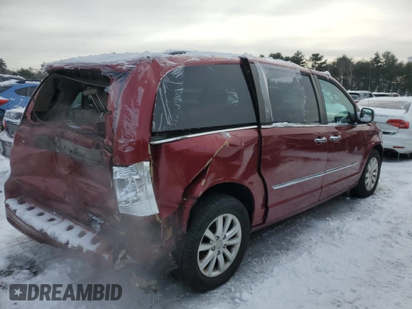 2016 Chrysler Town & Country Limited Platinum with VIN 2C4RC1GG8GR121964, listed as a Copart auction lot 89053505 with 204,277 mi miles and Salvage Title. Bid and sale history available at carsss.com. Image 3.