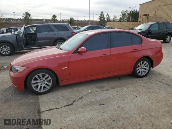 2007 BMW 3 Series 328i with VIN WBAVA33517KX73891, listed as a Copart auction lot 49141355 with Not Provided miles and Clean Title. Bid and sale history available at carsss.com. Image 1.