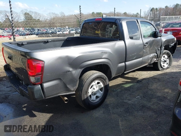 2021 Toyota Tacoma SR with VIN 3TYRX5GN6MT010072, listed as a IAAI auction lot 41730437 with 73,231 mi miles and . Bid and sale history available at DreamBid. Image 4.