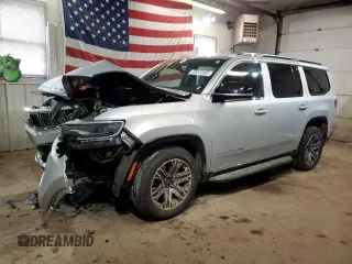 2024 Jeep Wagoneer Series II with VIN 1C4SJUBP6RS116747, listed as a Copart auction lot 85860634 with 31,652 mi miles and Salvage Title. Bid and sale history available at carsss.com. Image 1.