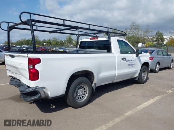 2021 Chevrolet Silverado 1500 Work Truck with VIN 3GCNWAEH5MG239795, listed as a IAAI auction lot 41932783 with 157,700 mi miles. Bid and sale history available at carsss.com. Image 4.