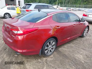 2013 Kia Optima SX with VIN 5XXGR4A63DG109605, listed as a IAAI auction lot 42469407 with 180,162 mi miles and . Bid and sale history available at DreamBid. Image 4.