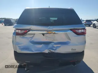2021 Chevrolet Traverse LS with VIN 1GNERFKW8MJ193604, listed as a Copart auction lot 77136114 with 61,366 mi miles and Salvage Title. Bid and sale history available at carsss.com. Image 6.