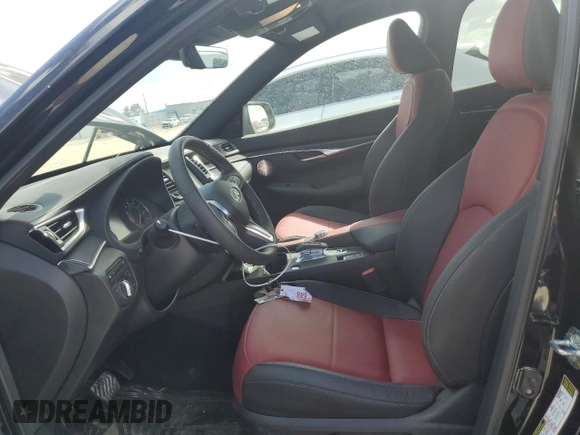 2024 Infiniti QX50 Sport with VIN 3PCAJ5FA0RF113900, listed as a Copart auction lot 78570734 with 261 mi miles and Salvage title. Bid and sale history available at DreamBid. Image 7.
