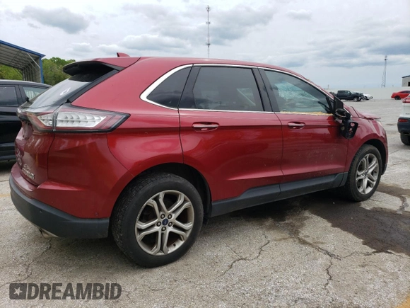 2015 Ford Edge Titanium z VIN 2FMPK4K9XFBB74740, wystawiony jako Copart lot #55529335 z przebiegiem 155 605 mil mil oraz Szkoda całkowita • Salvage title. Historia ofert i sprzedaży dostępna na DreamBid. Obrazek 3.
