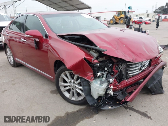 2012 Lexus ES with VIN JTHBK1EG5C2506624, listed as a IAAI auction lot 42038822 with 98,326 mi miles. Bid and sale history available at carsss.com. Image 1.