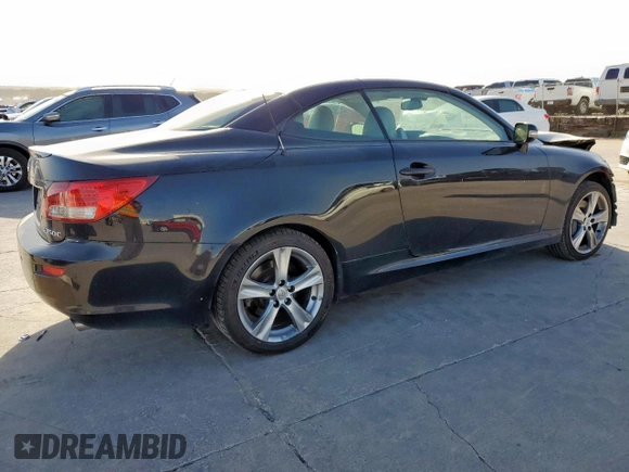 2012 Lexus IS 350 C z VIN JTHFE2C24C2507432, wystawiony jako Copart lot #49675515 z przebiegiem 133 663 mil mil oraz Szkoda całkowita • Salvage title. Historia ofert i sprzedaży dostępna na DreamBid. Obrazek 3.
