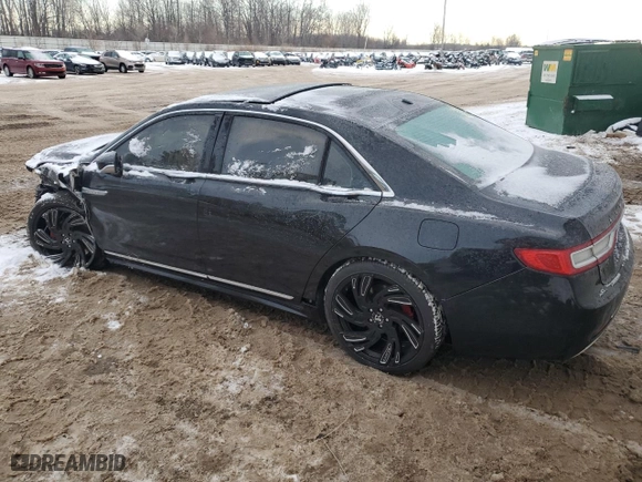 2017 Lincoln Continental Reserve with VIN 1LN6L9NP0H5623821, listed as a Copart auction lot 87847225 with 139,219 mi miles and Salvage Title. Bid and sale history available at carsss.com. Image 2.
