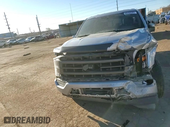2021 Ford F-150 XL with VIN 1FTFW1E87MFA01209, listed as a Copart auction lot 48260585 with Not Provided miles and Salvage Title. Bid and sale history available at carsss.com. Image 11.