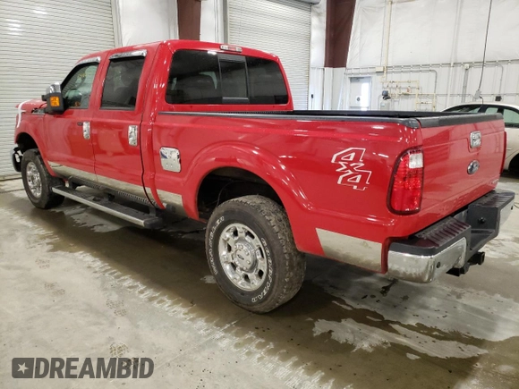 2015 Ford Super Duty F-250 SRW Lariat with VIN 1FT7W2B64FED07743, listed as a Copart auction lot 53460125 with 72,800 mi miles and Salvage Title. Bid and sale history available at carsss.com. Image 2.