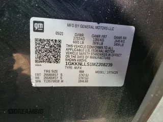 2021 GMC Acadia AT4 with VIN 1GKKNLLS1MZ208239, listed as a Copart auction lot 49716145 with 80,791 mi miles and Salvage Title. Bid and sale history available at carsss.com. Image 15.