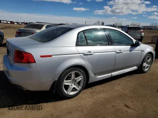 2005 Acura TL with VIN 19UUA66225A801803, listed as a Copart auction lot 49325355 with 208,894 mi miles and Salvage Title. Bid and sale history available at carsss.com. Image 3.