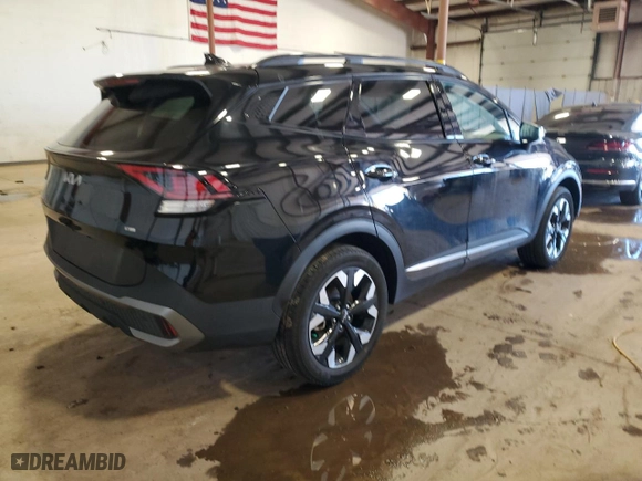 2023 Kia Sportage X-Line with VIN 5XYK6CAF5PG130372, listed as a Copart auction lot 50054045 with 22,396 mi miles and Salvage Title. Bid and sale history available at carsss.com. Image 3.