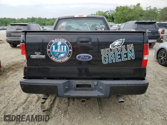 2005 Ford F-150 XL with VIN 1FTRF12W95NC02813, listed as a Copart auction lot 50730425 with Not provided miles and Salvage title. Bid and sale history available at DreamBid. Image 6.