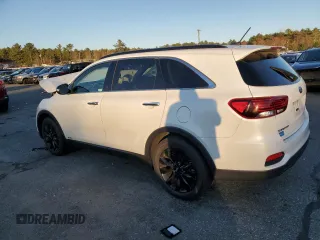 2019 Kia Sorento S V6 with VIN 5XYPGDA55KG584453, listed as a Copart auction lot 80487484 with 57,631 mi miles and Salvage Title. Bid and sale history available at carsss.com. Image 1.