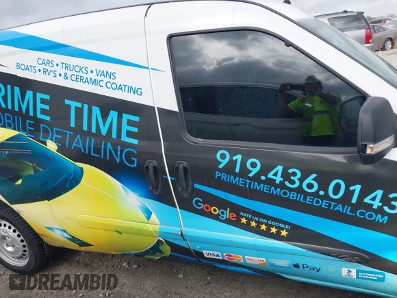 2016 Ram ProMaster City Cargo Tradesman z VIN ZFBERFAT4G6C69767, wystawiony jako IAAI lot #41954711 z przebiegiem 156 015 mil mil oraz . Historia ofert i sprzedaży dostępna na DreamBid. Obrazek 13.