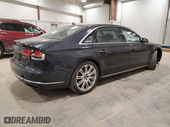 2015 Audi A8 3.0T z VIN WAU3GAFD3FN005842, wystawiony jako Copart lot #44649445 z przebiegiem 181 952 mil mil oraz Czysty tytuł • Clean title. Historia ofert i sprzedaży dostępna na DreamBid. Obrazek 3.