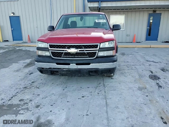 2007 Chevrolet Silverado 1500 Classic Work Truck with VIN 3GCEC14X77G219425, listed as a Copart auction lot 46617115 with 104,693 mi miles and Salvage Title. Bid and sale history available at carsss.com. Image 10.