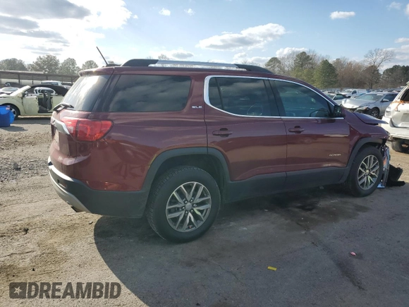 2018 GMC Acadia SLE with VIN 1GKKNLLA9JZ241427, listed as a Copart auction lot 43472435 with 95,088 mi miles and Salvage Title. Bid and sale history available at DreamBid. Image 3.