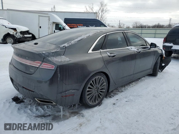 2015 Lincoln MKZ Hybrid with VIN 3LN6L2LU6FR608220, listed as a Copart auction lot 45804015 with 164,676 mi miles and Salvage Title. Bid and sale history available at DreamBid. Image 3.