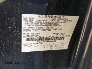 2009 Ford Flex SEL with VIN 2FMEK62C69BA00604, listed as a Copart auction lot 48396285 with 169,415 mi miles and Clean Title. Bid and sale history available at carsss.com. Image 12.