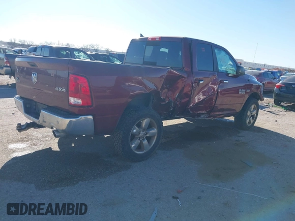 2017 Ram 1500 Outdoorsman z VIN 1C6RR7GT1HS677099, wystawiony jako IAAI lot #41796138 z przebiegiem 144 732 mil mil oraz . Historia ofert i sprzedaży dostępna na DreamBid. Obrazek 4.